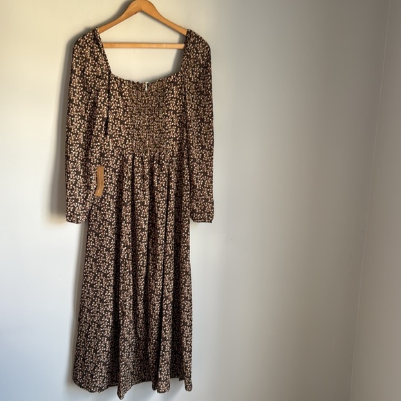 NEW O.P.T. Lenon Floral Midi Dress 8 - Picture 6 of 13